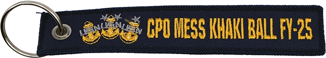 100% embroidered Patch key Ring - Thumbnail 2