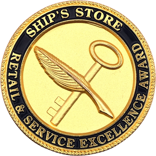Gold Die Struck military challenge coin - Thumbnail 3