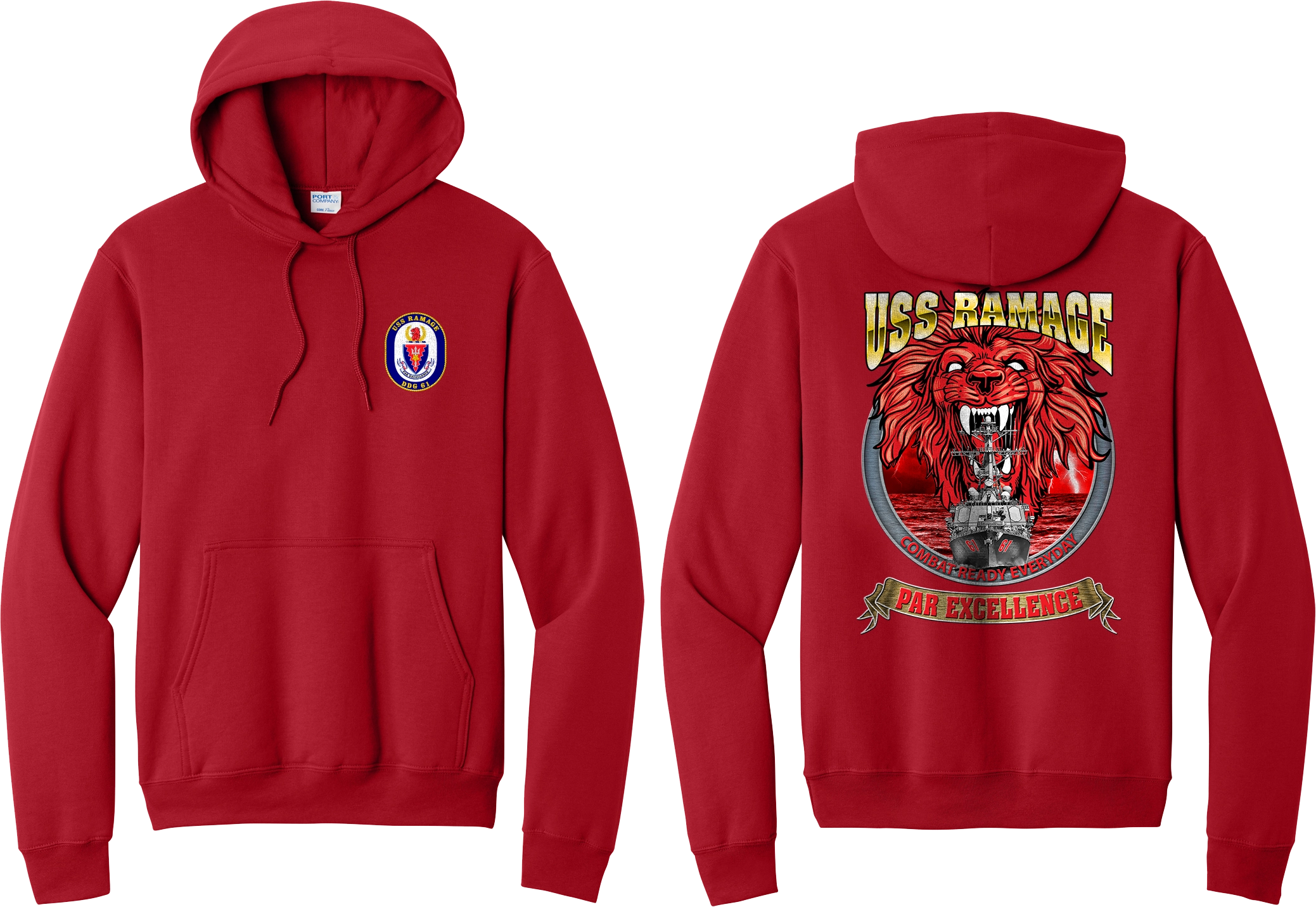 Mid weight 8oz Regular Hoodie - Thumbnail 1
