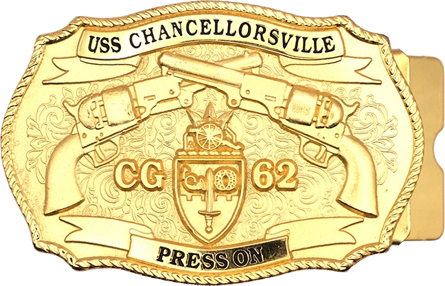 Gold Military Buckle - Thumbnail 1